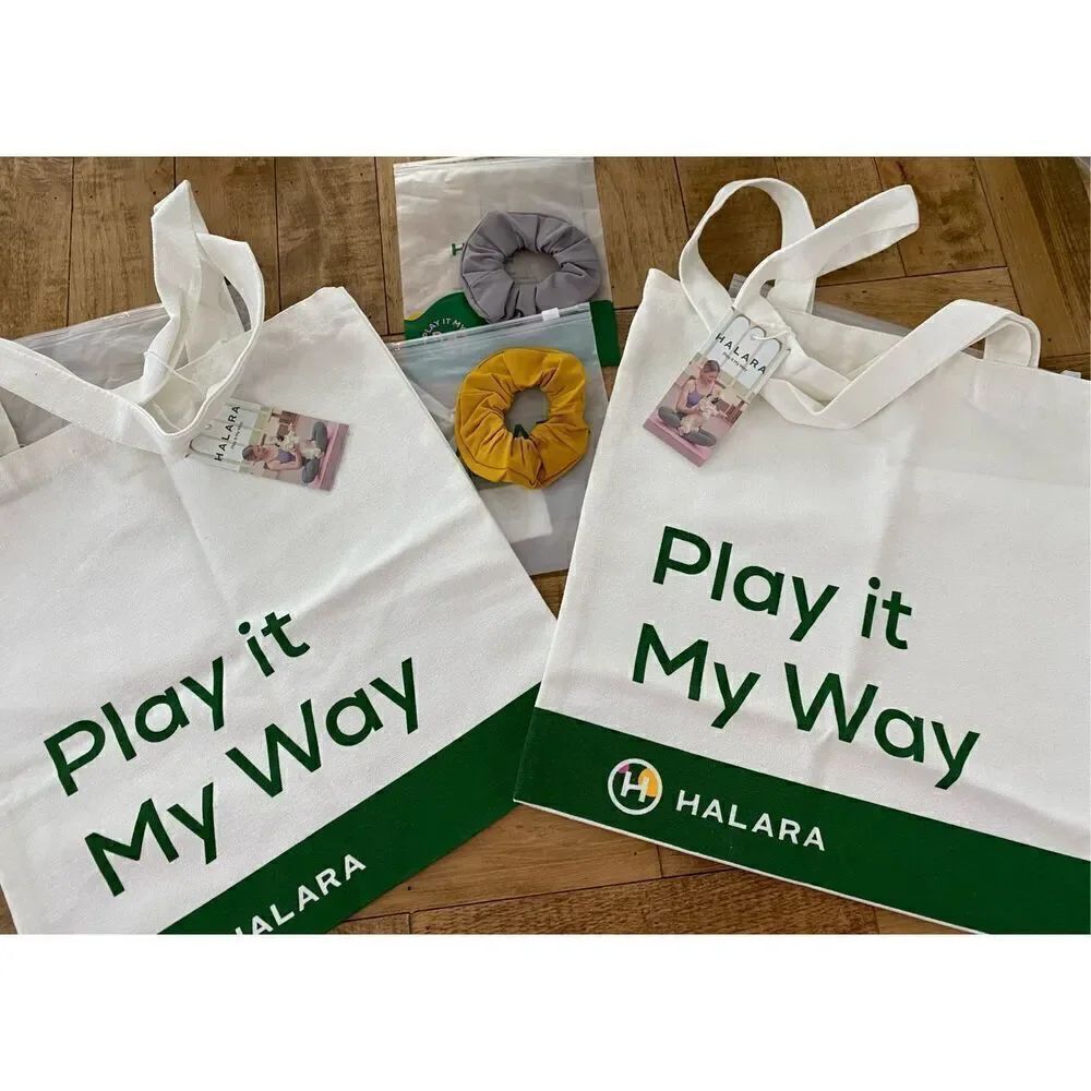Halara Tote Bags & Accessories Ponytail Set Lot #7